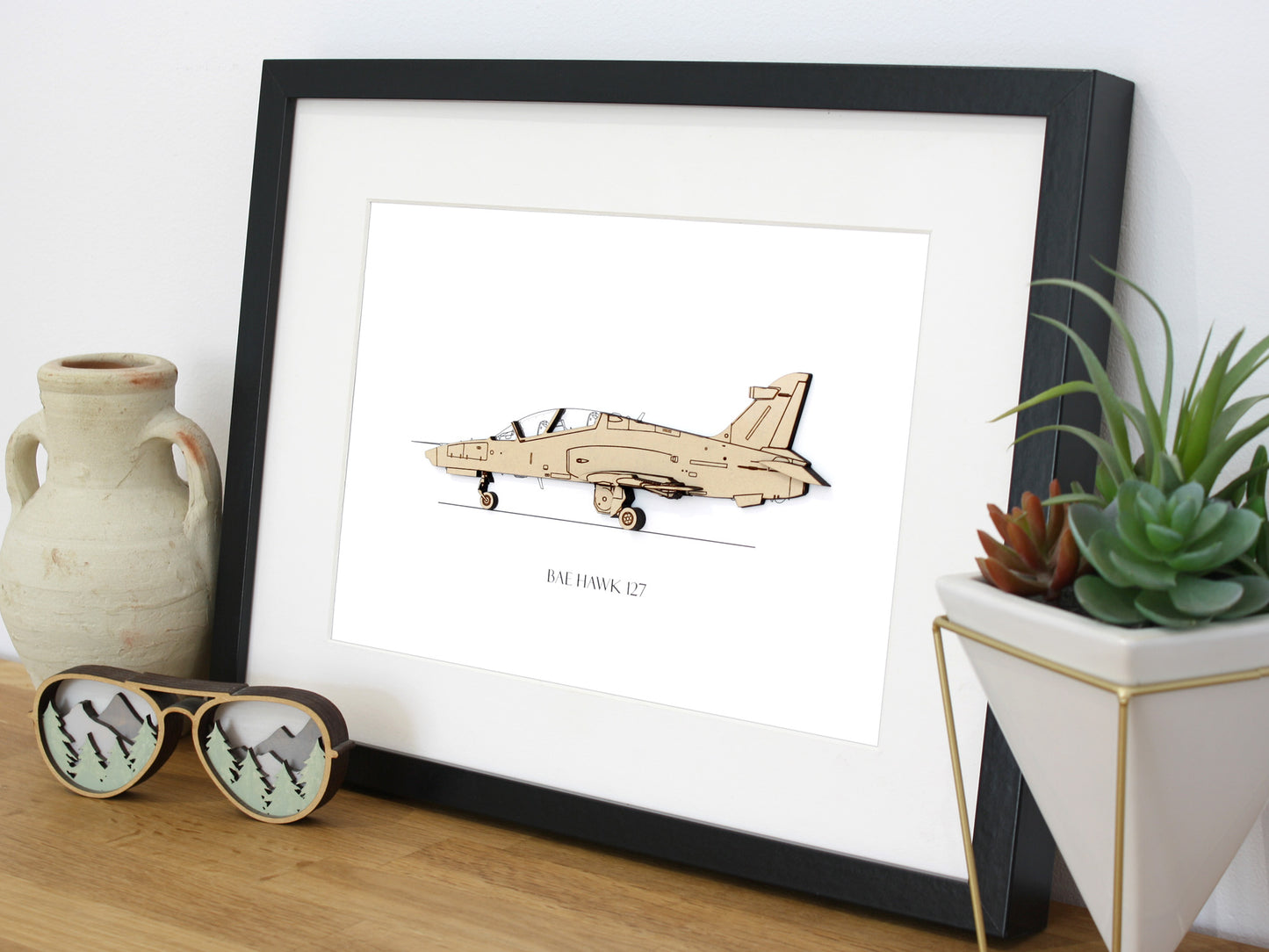 BAE Hawk 127 jet aircraft art