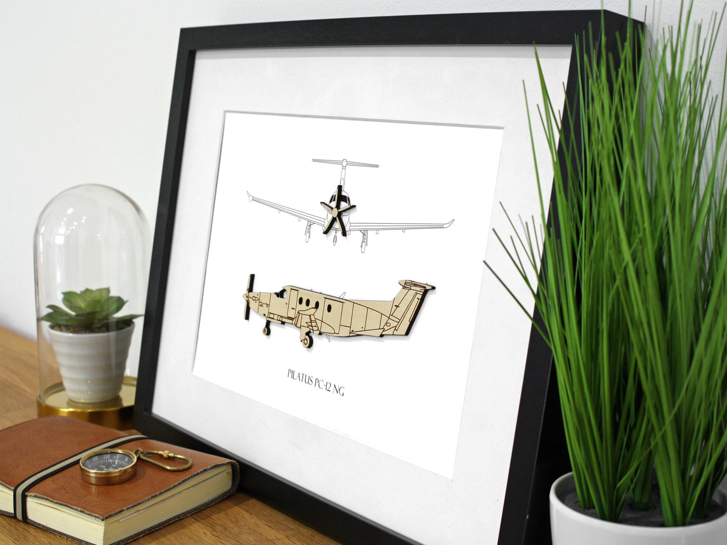 Pilatus PC-12 NG aviation art