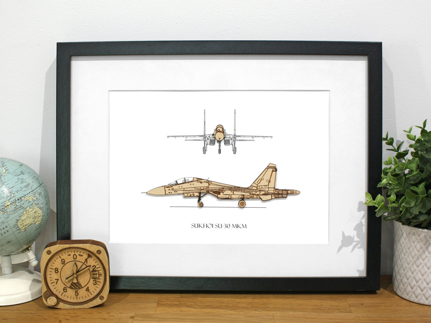 Sukhoi Su-30 MKM Flanker aviation art