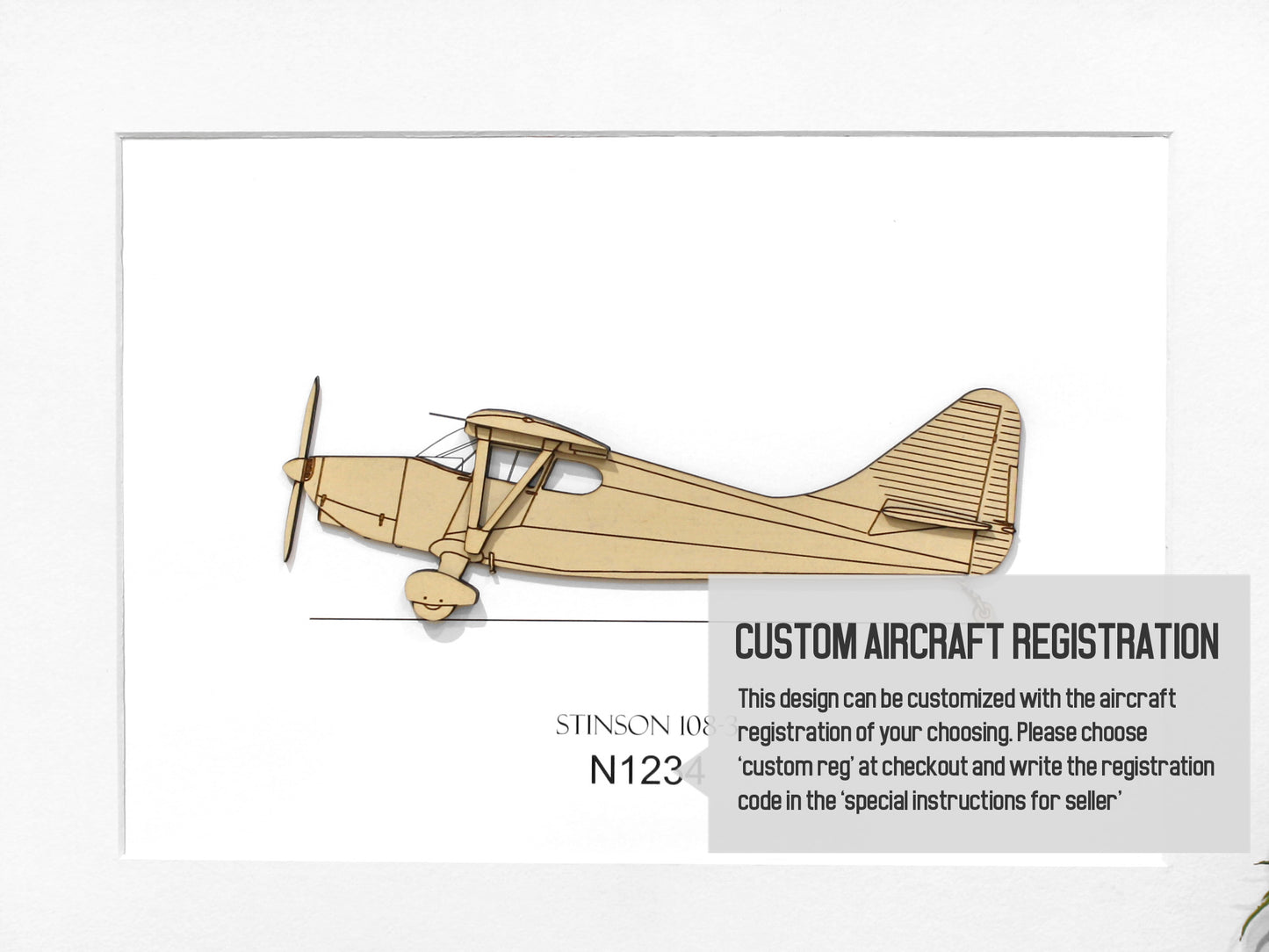 Stinson 108-3 aviation gifts
