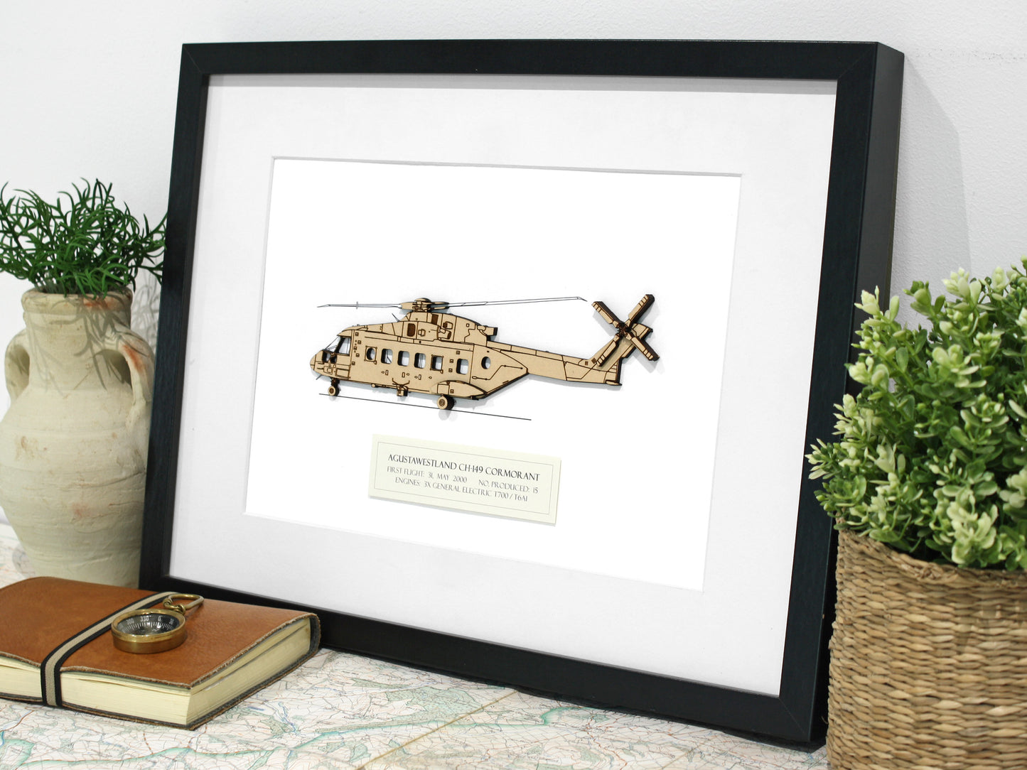 AgustaWestland CH-149 Cormorant helicopter art
