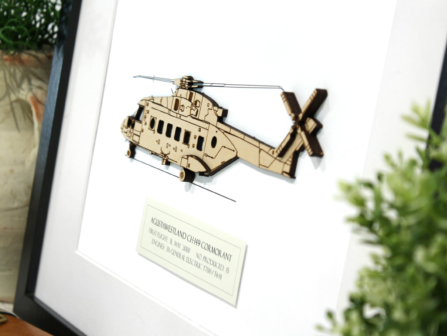 AgustaWestland CH-149 Cormorant helicopter art