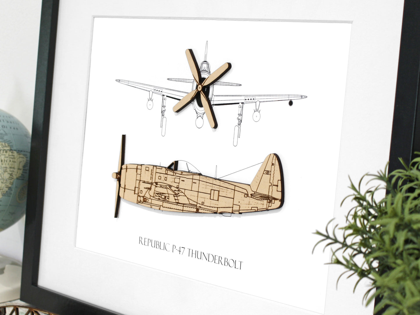 Republic P-47 Thunderbolt aviation art
