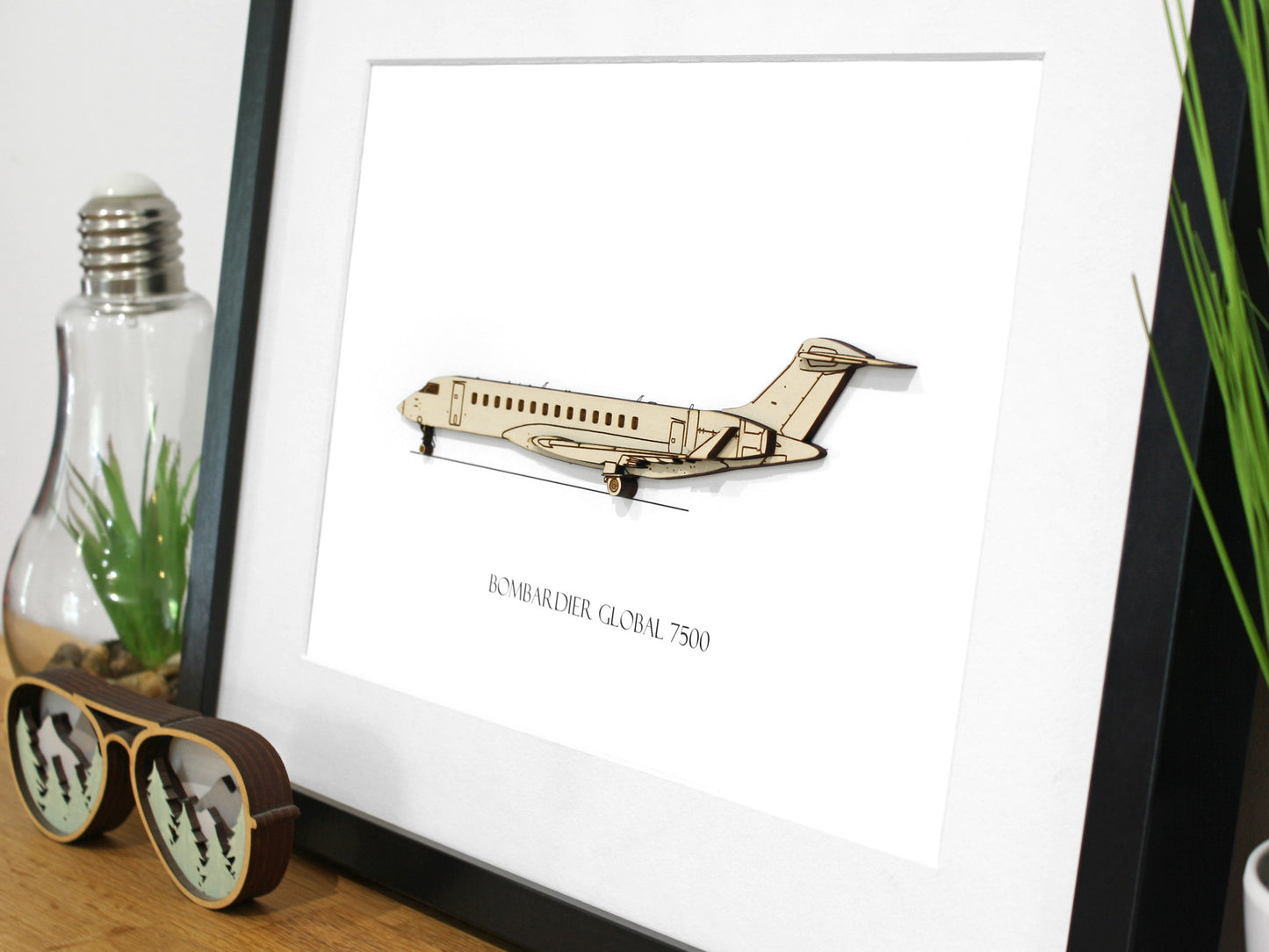 Bombardier Global 7500 blueprint art