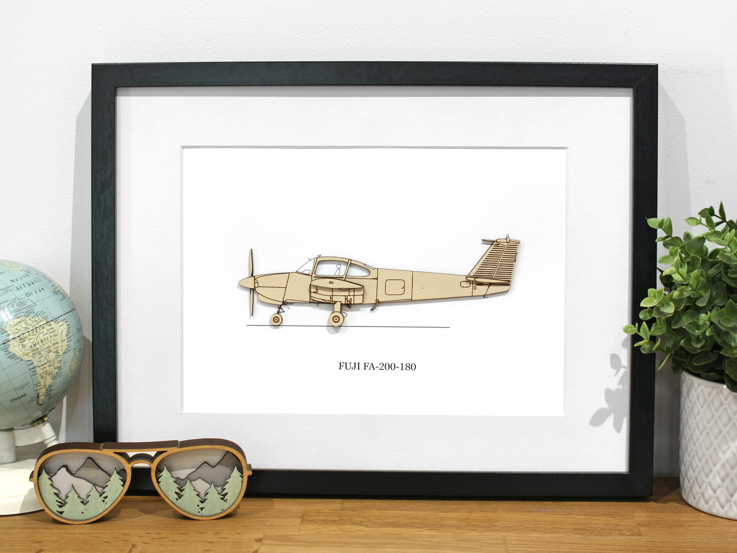Fuji FA-200-180 Aero Subaru aviation art