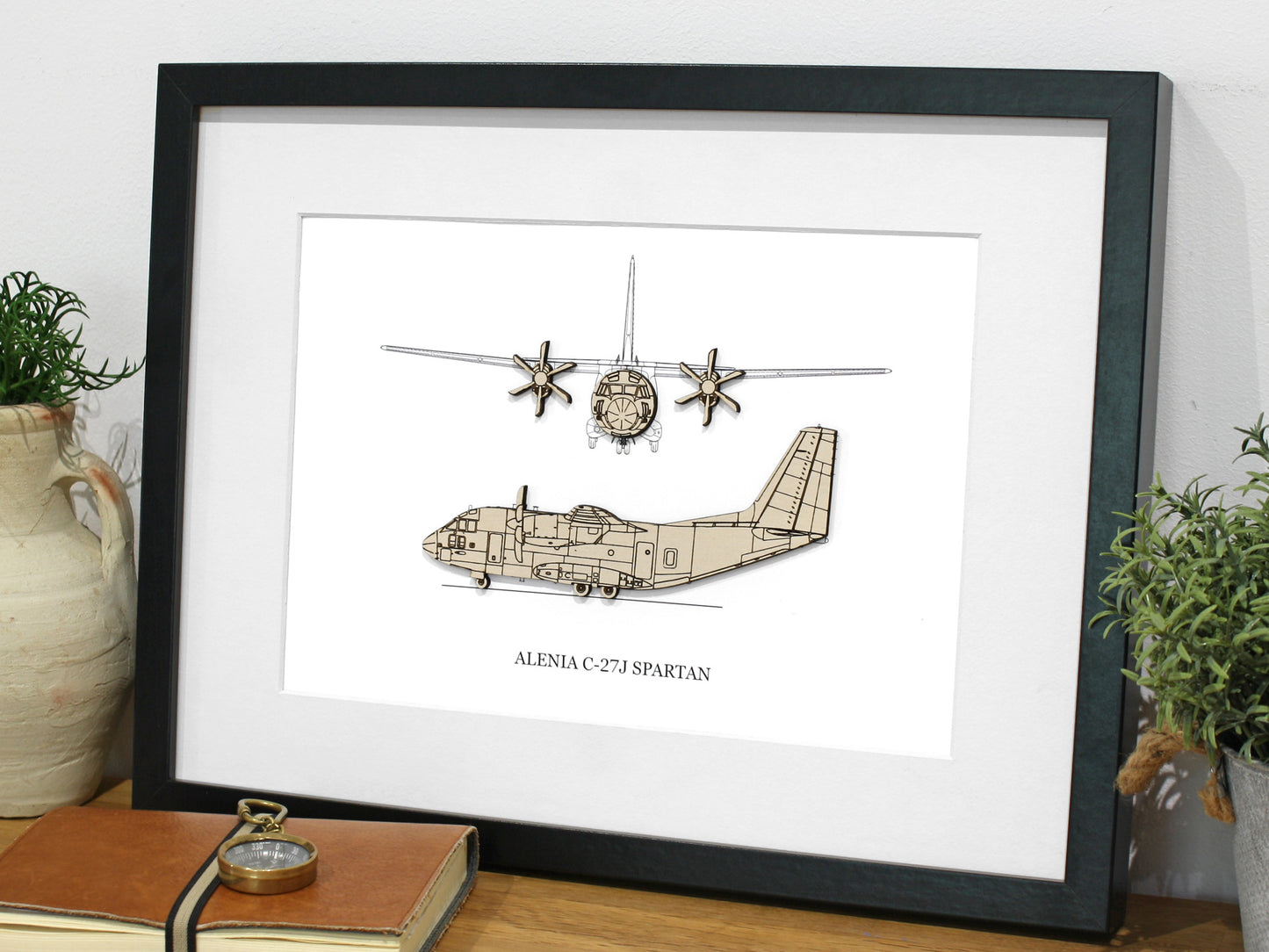 Alenia C-27J Spartan blueprint art