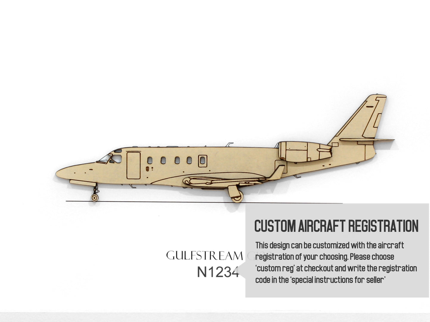 Gulfstream G100 custom aviation art
