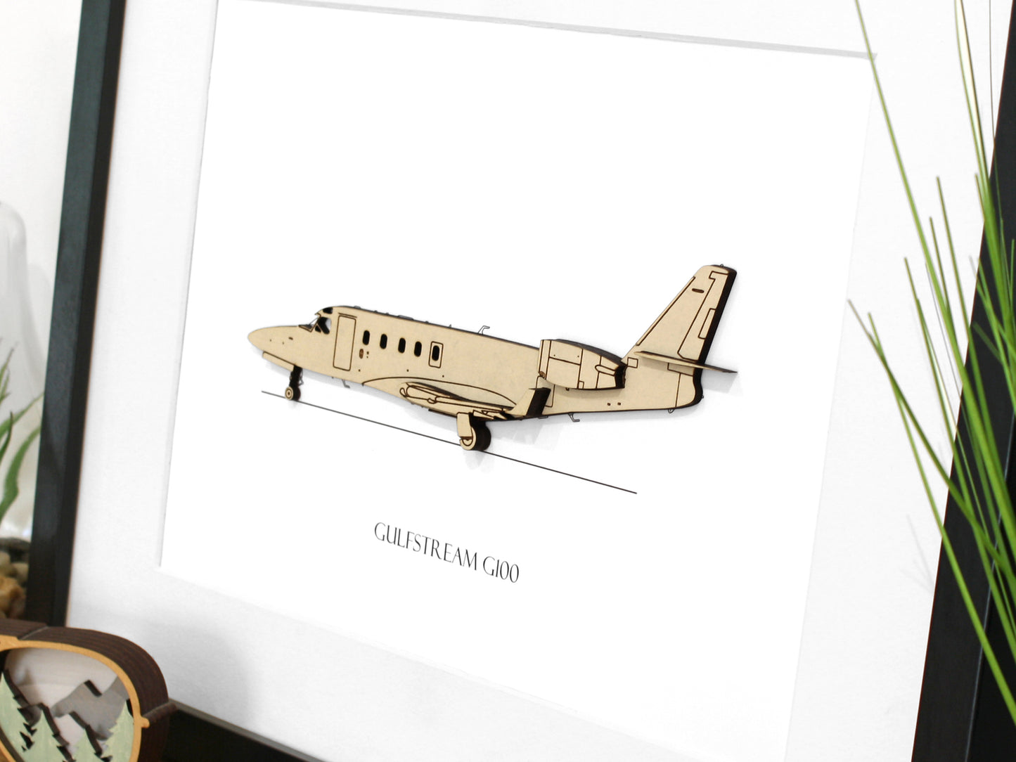 Gulfstream G100 blueprint art