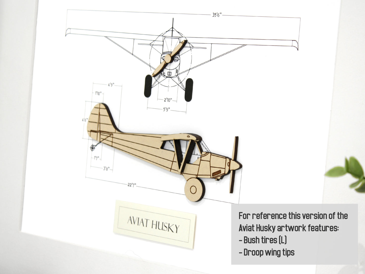 Aviat Husky blueprint art
