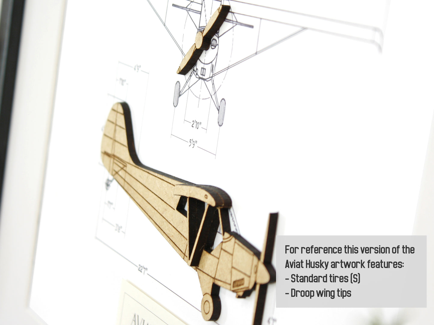Aviat Husky aviation art