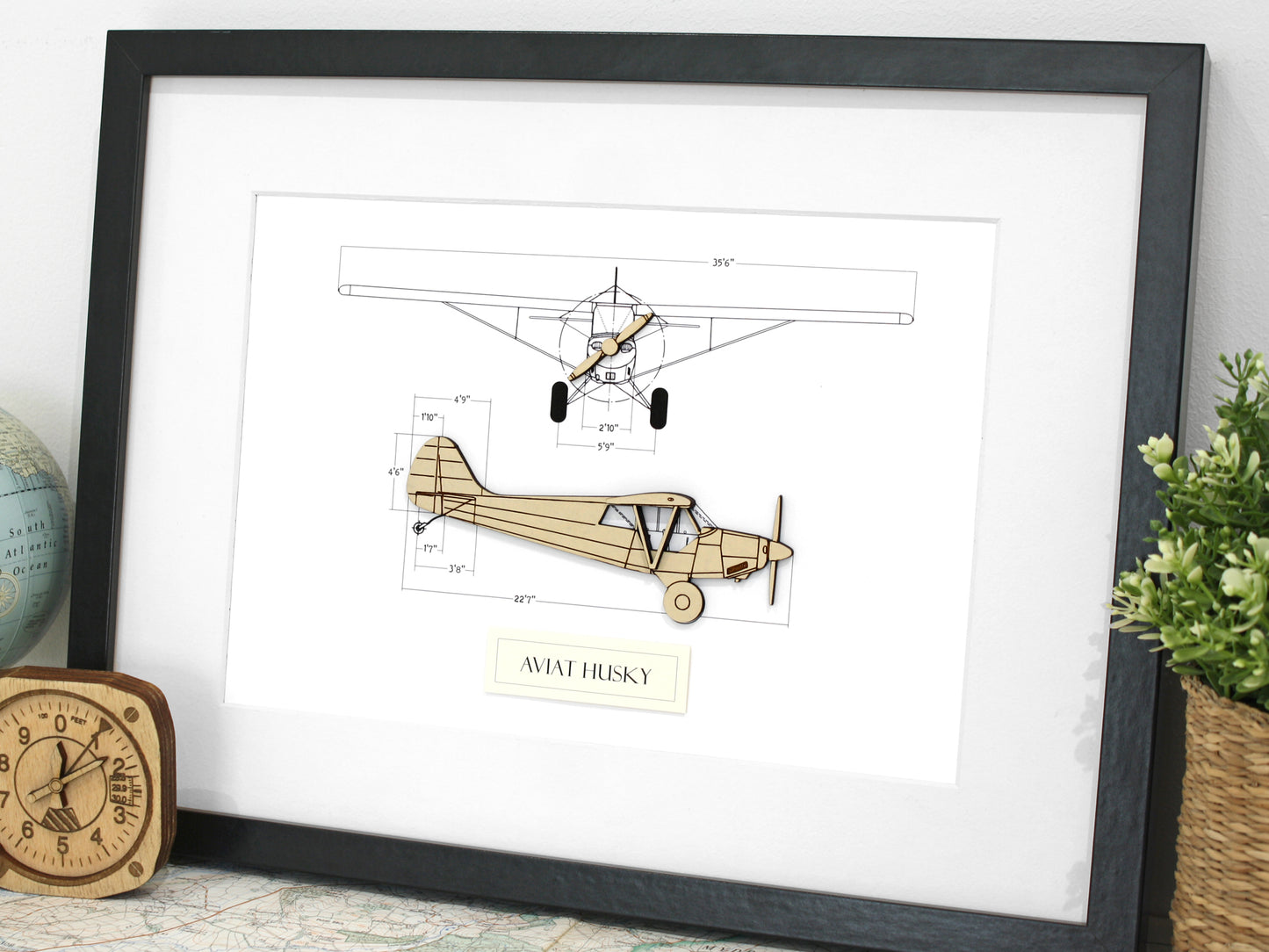 Aviat Husky blueprint art