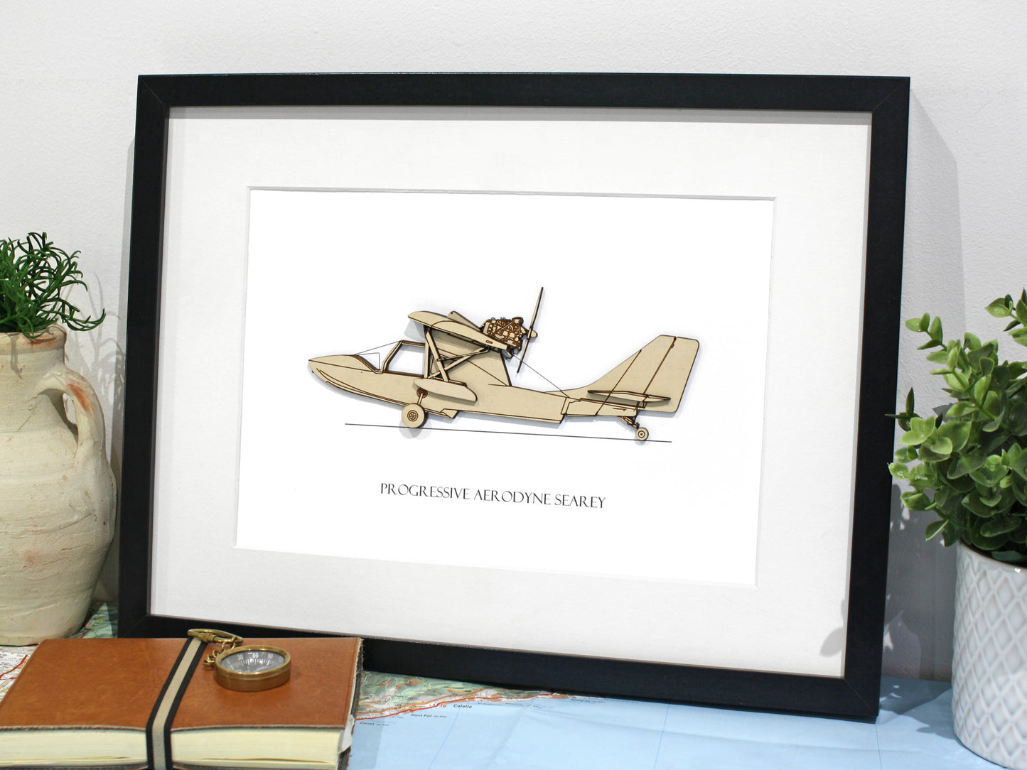 Progressive Aerodyne SeaRey blueprint art