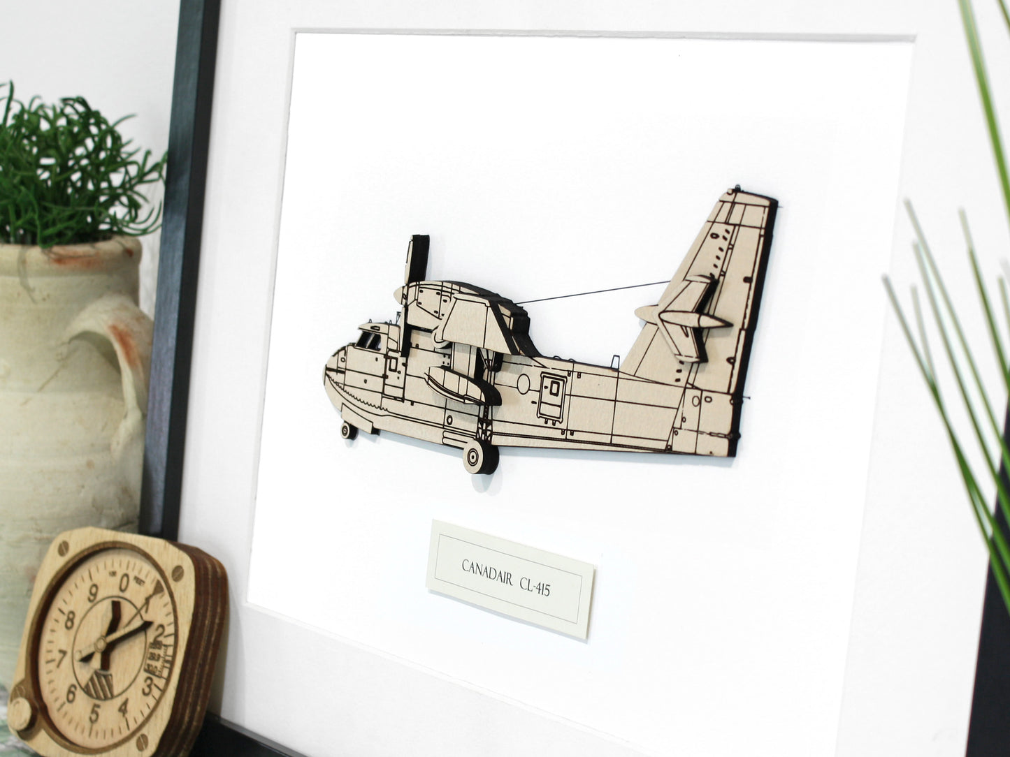 Canadair CL-415 aviation art