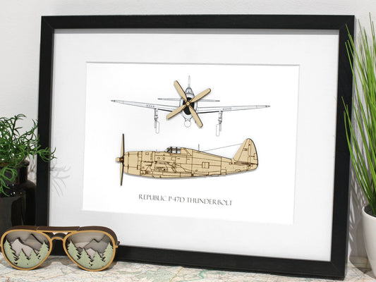 Republic P-47D Thunderbolt Razorback art