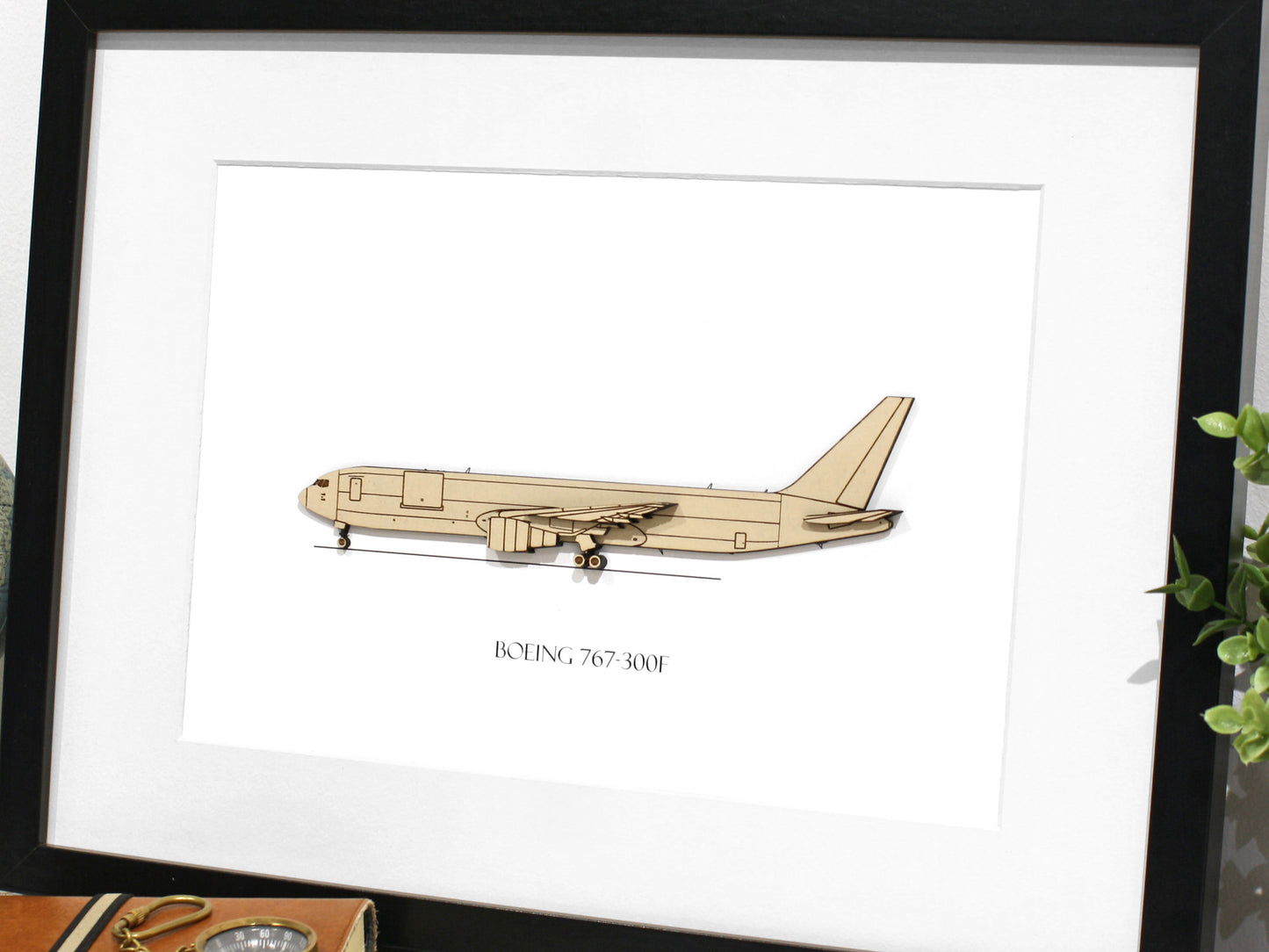 Boeing 767-300F aviation art