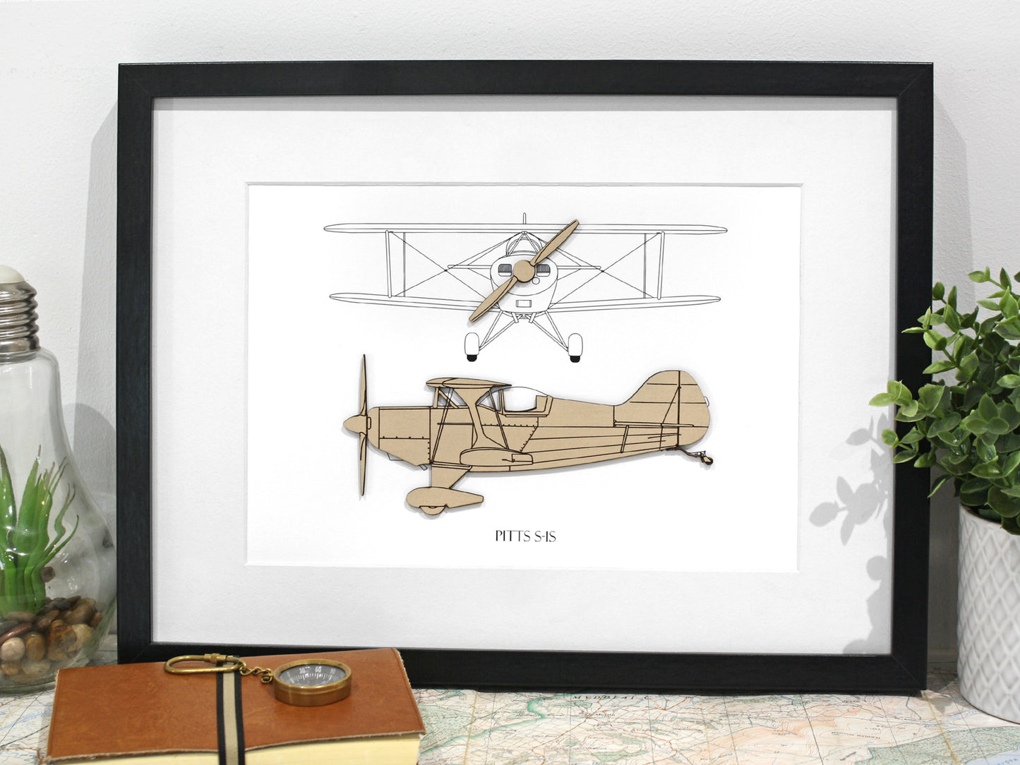 Pitts S-1S aviation art