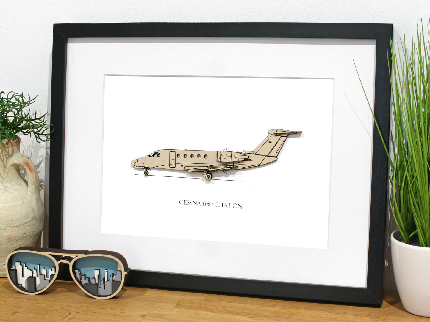 Cessna 650 Citation aviation art