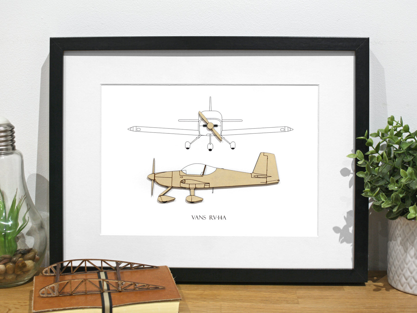 Vans RV-14A blueprint art