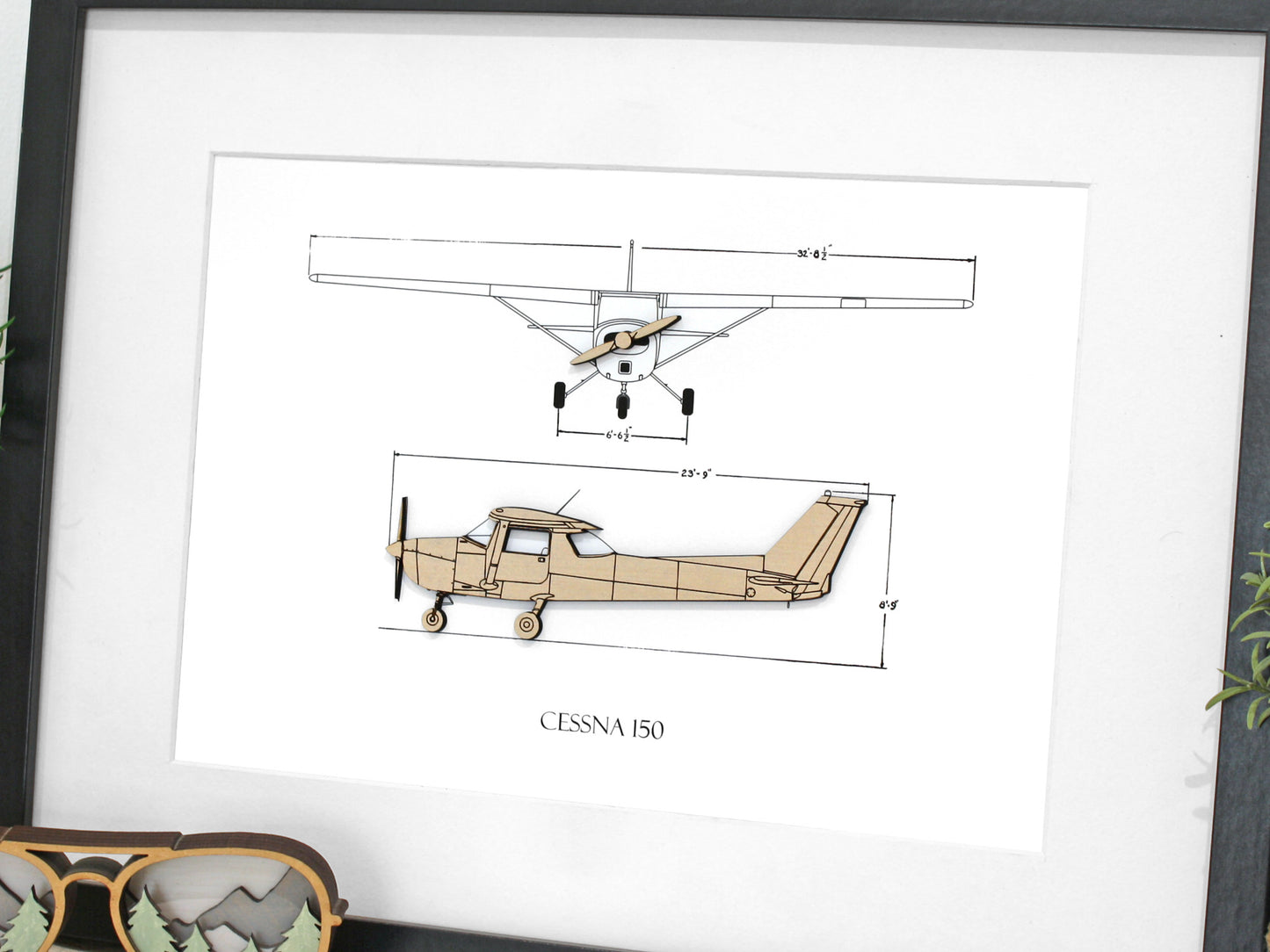Cessna 150 aviation art