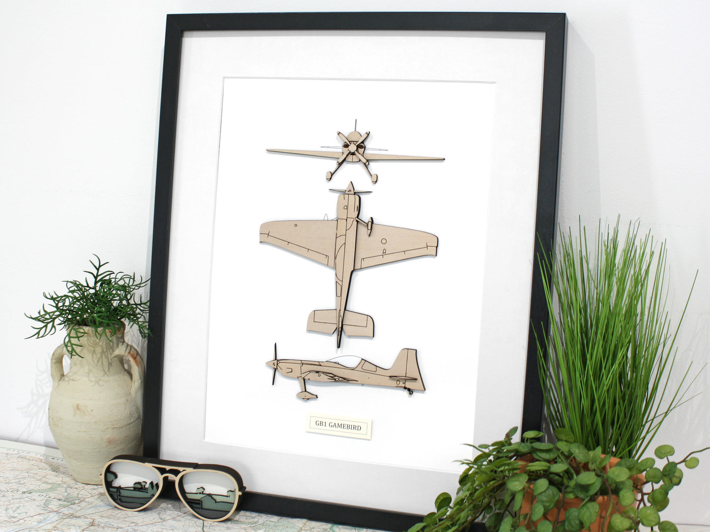 GB1 Gamebird aircraft art