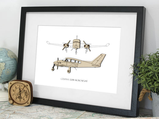 Cessna 320B Skyknight aviation gifts
