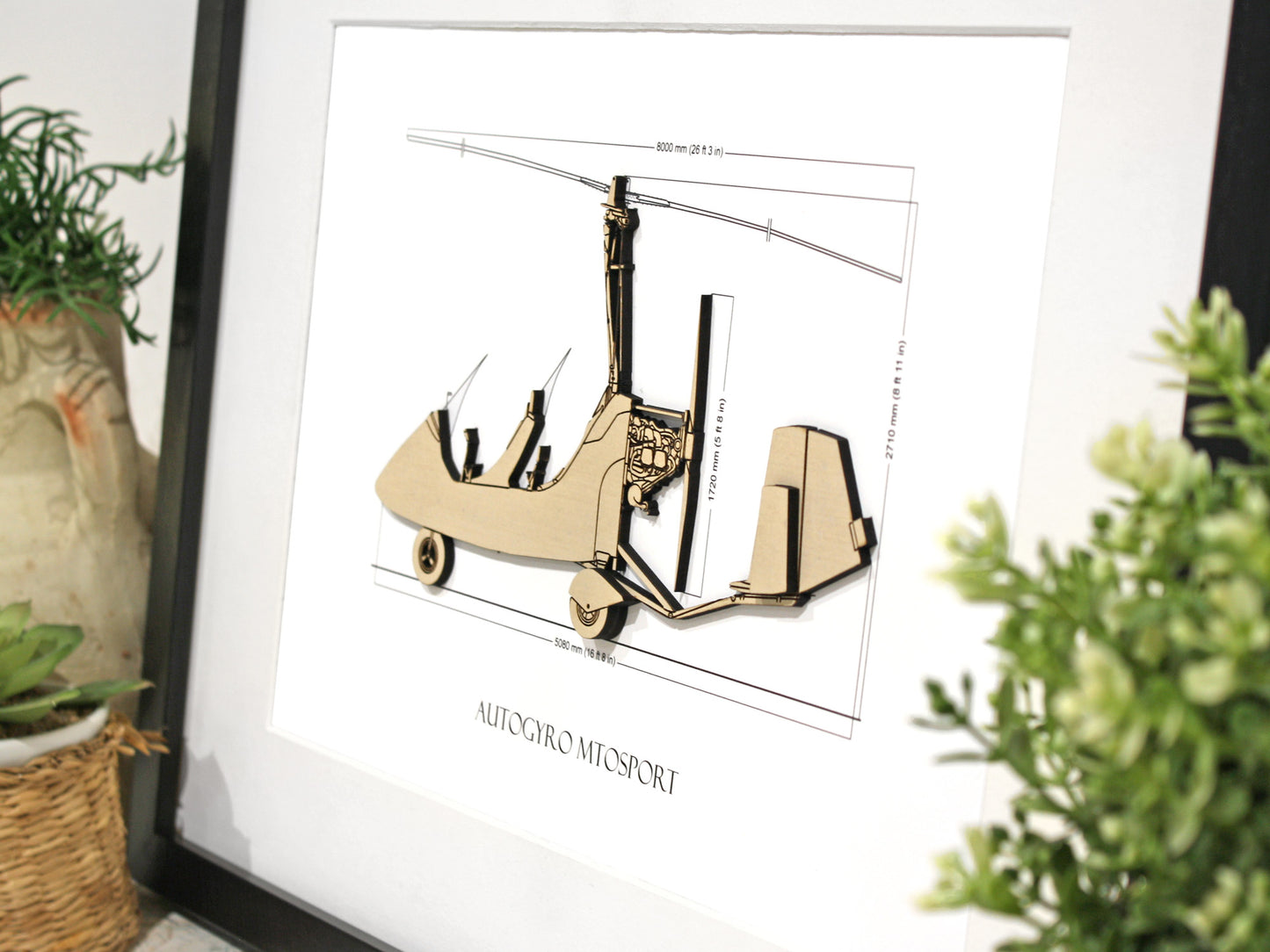 Autogyro MTOsport aviation art