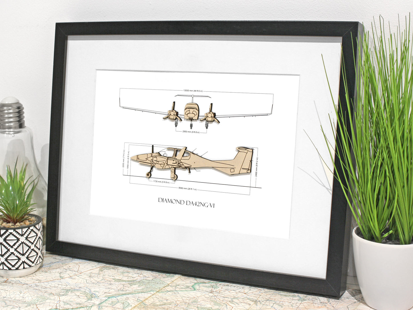 Diamond DA42NG-VI blueprint art