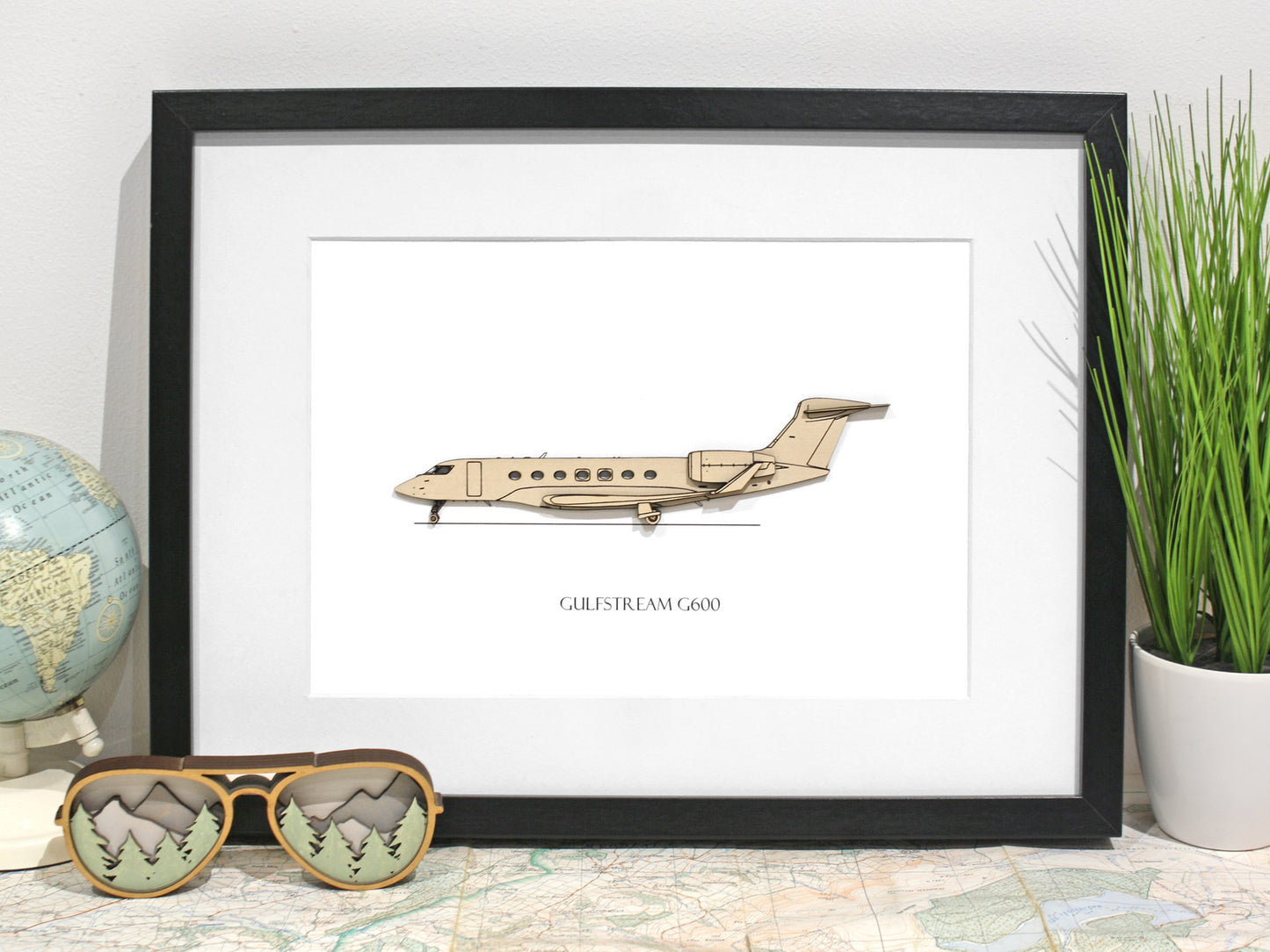 Gulfstream G600 aviation art