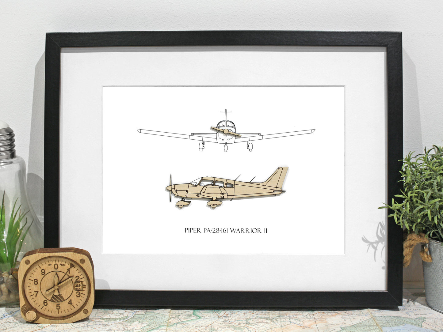 Piper PA-28-161 Warrior II Aviation Art