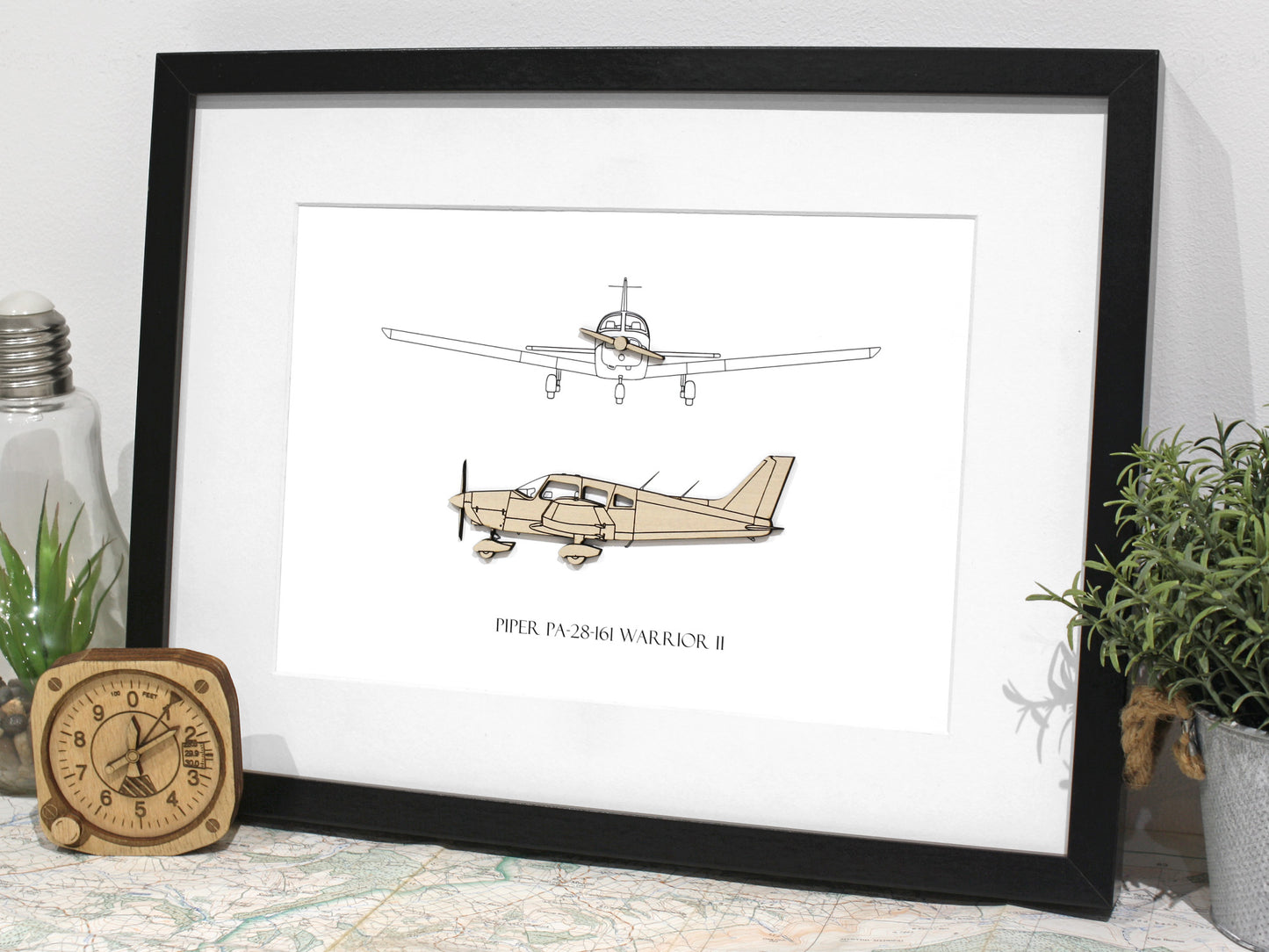 Piper PA-28-161 Warrior II Aviation Art