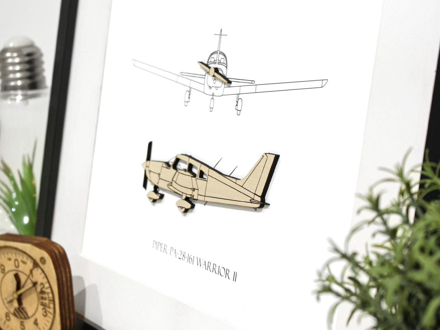 Piper PA-28-161 Warrior II Aviation Art