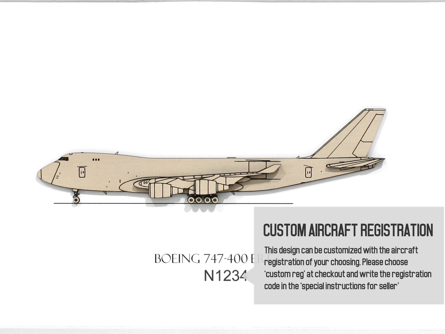 Boeing 747-400 ERF freighter pilot gifts