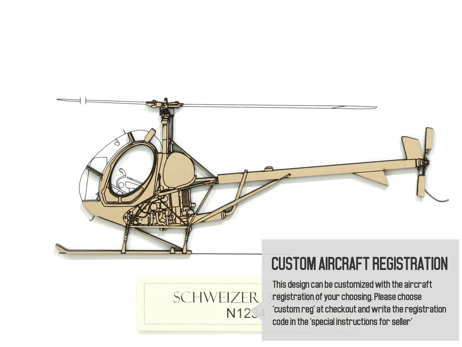 Schweizer 300 CBi helicopter pilot gifts