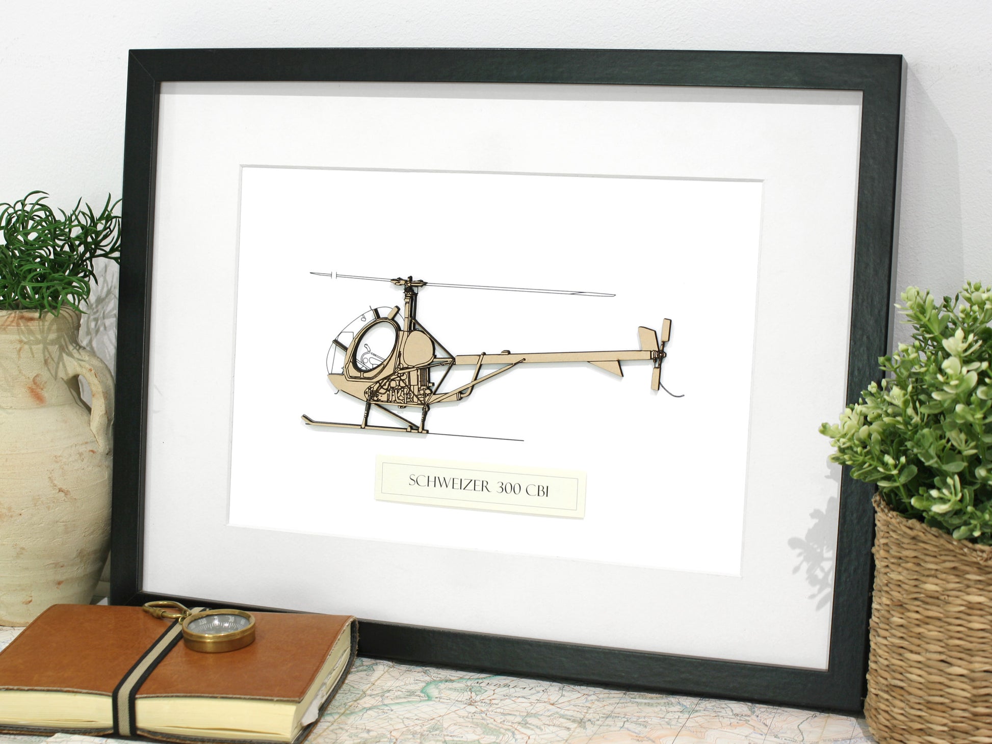 Schweizer 300 CBi helicopter pilot gifts