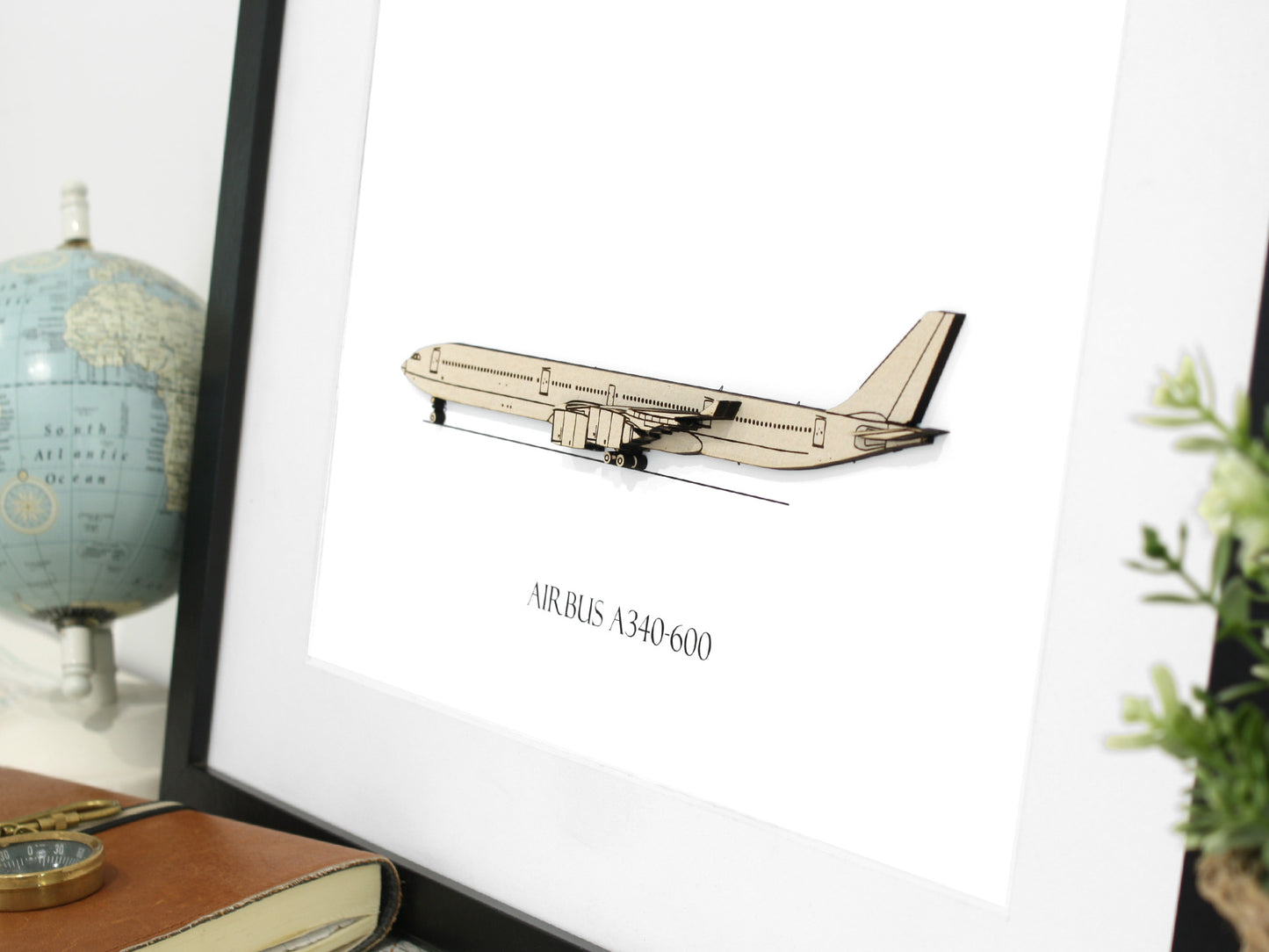 Airbus A340-600 custom aviation art