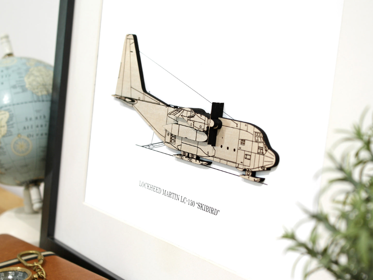 Lockheed LC-130 Skibird blueprint art