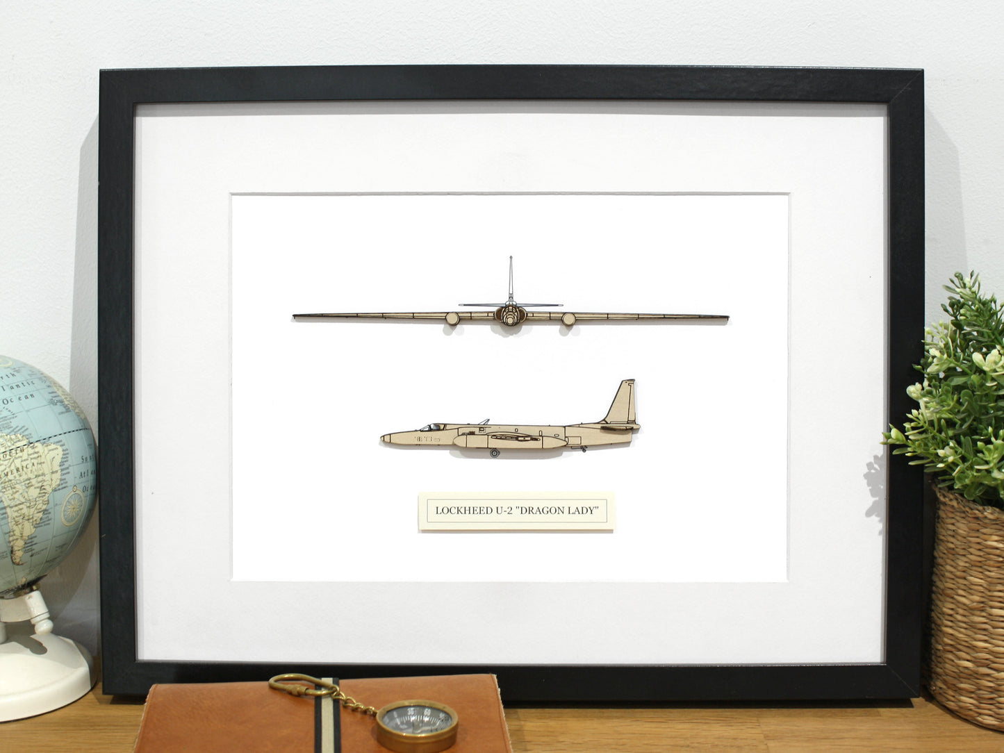 Lockheed U-2 blueprint art