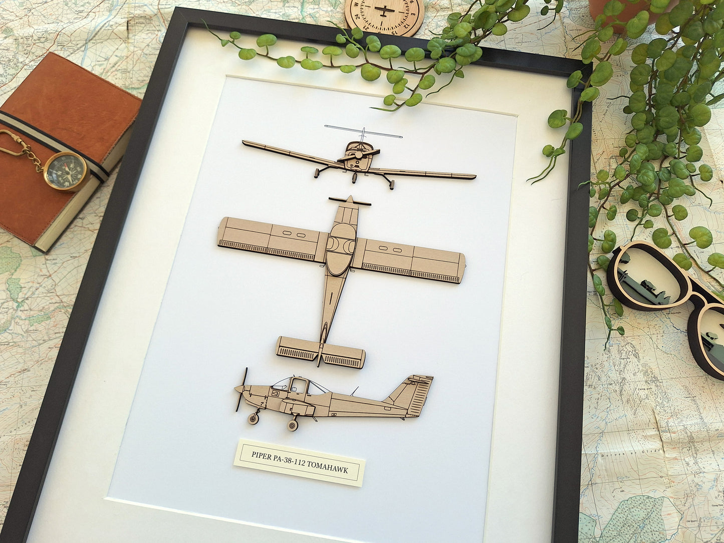 Piper Tomahawk aviation art