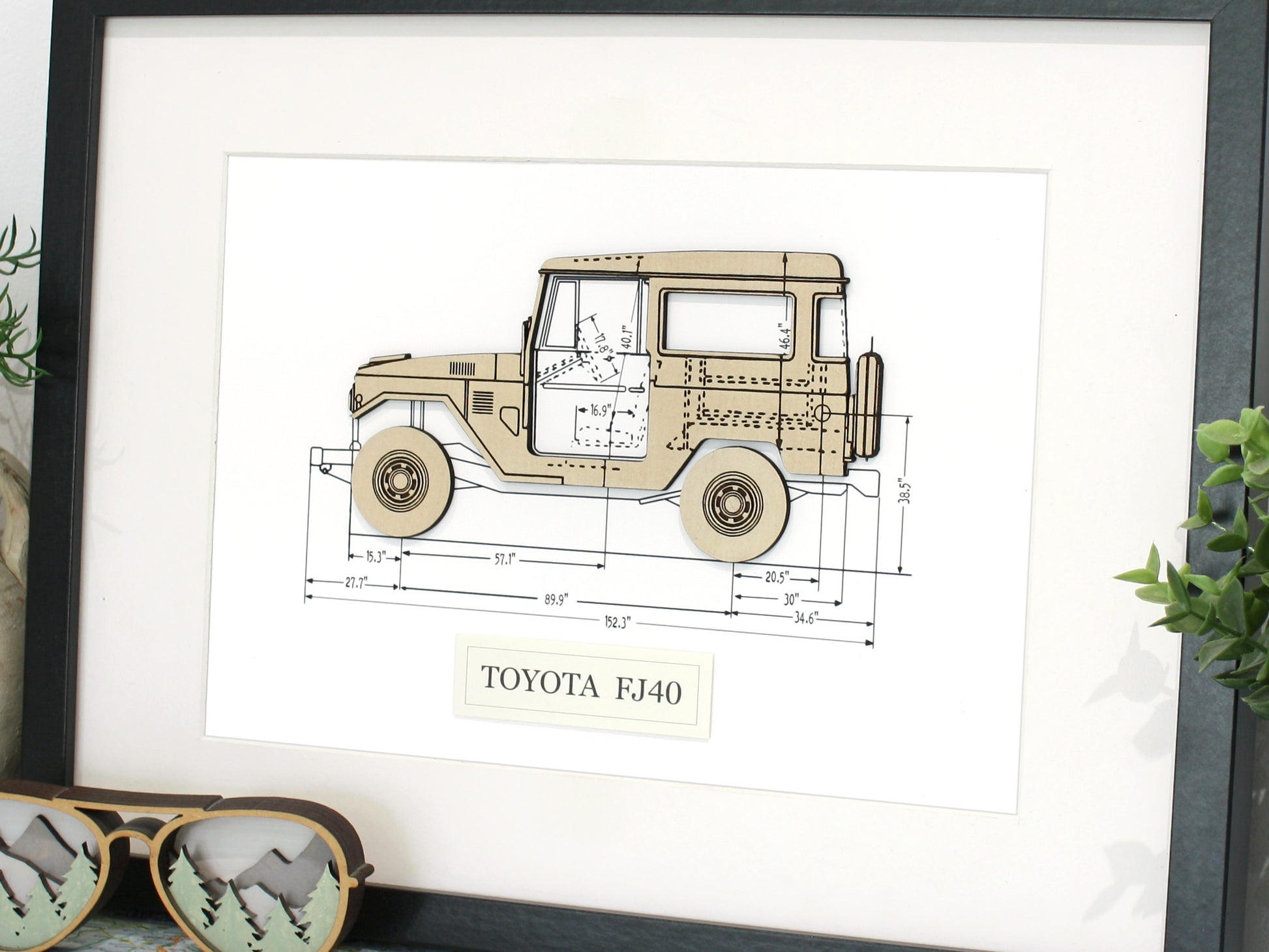 Toyota FJ40 blueprint