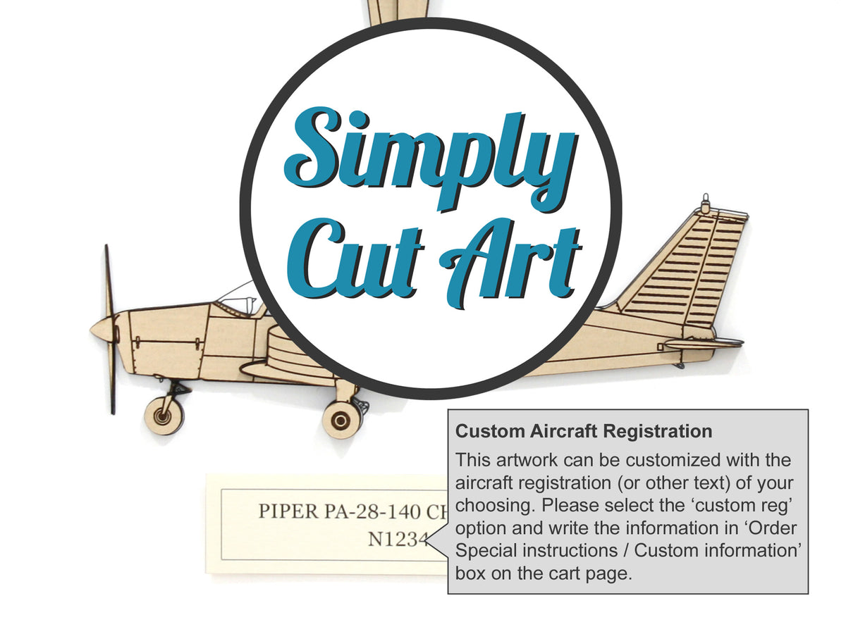 Arte aeronáutico Piper PA-28-140 Cherokee - GRANDE