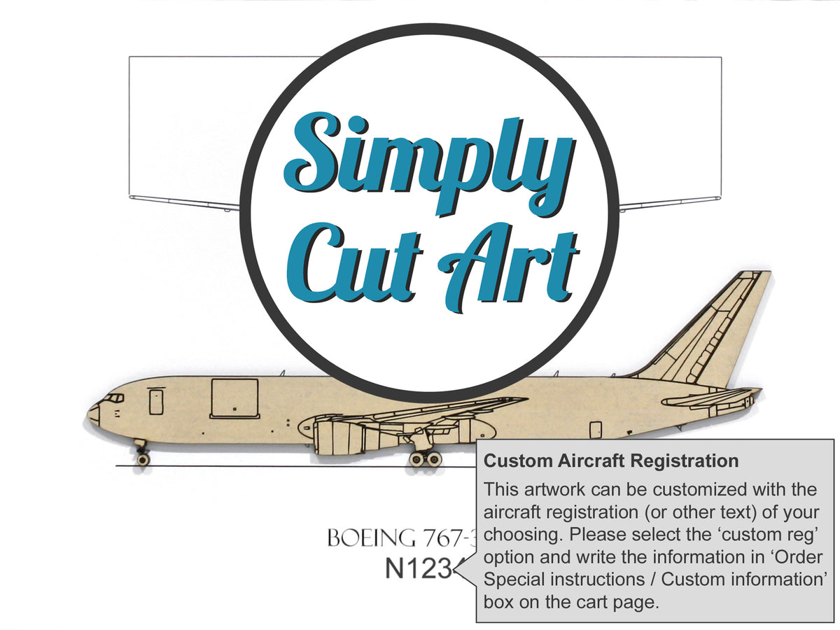 Arte de plano del Boeing 767-300F