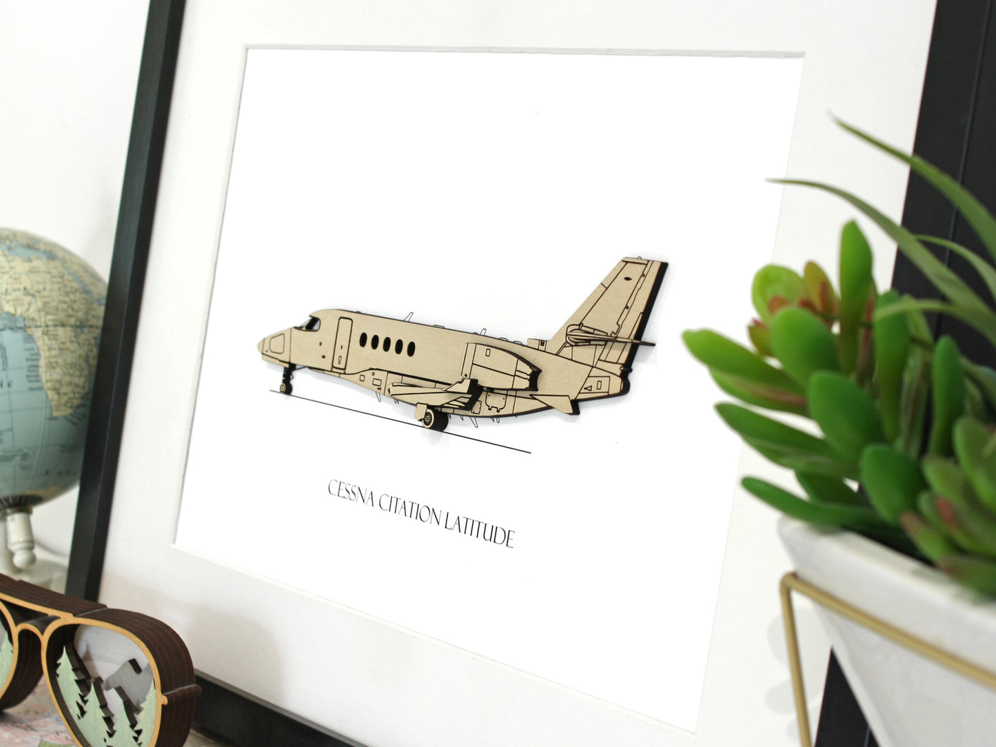 Cessna Citation Latitude blueprint art