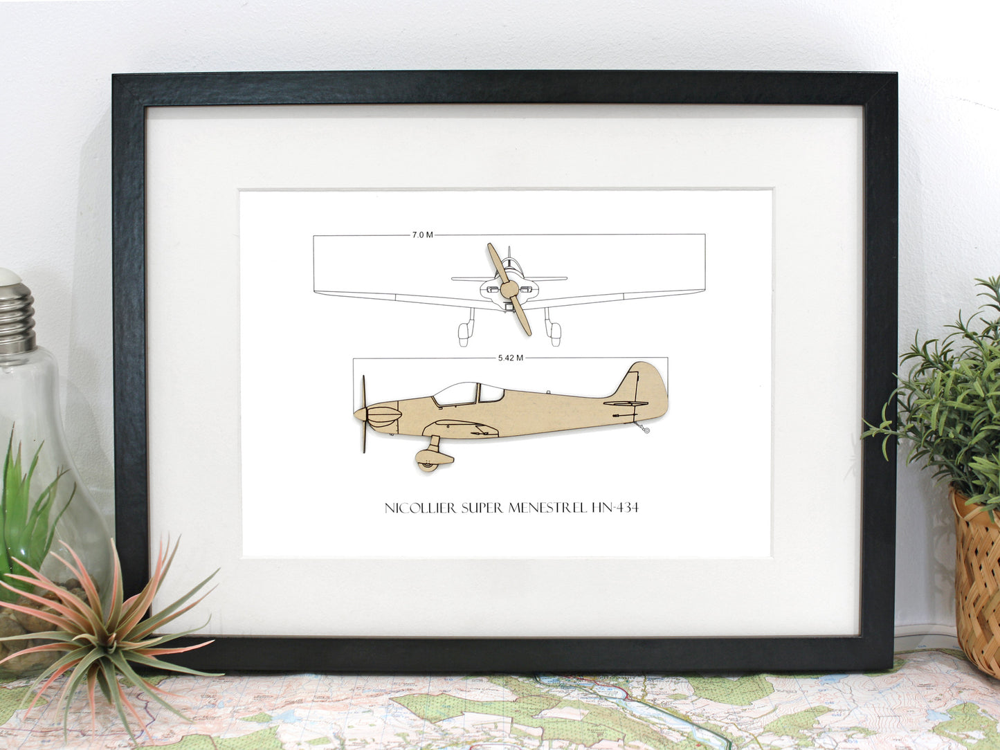 Nicollier Super Menestrel HN-434 aviation art