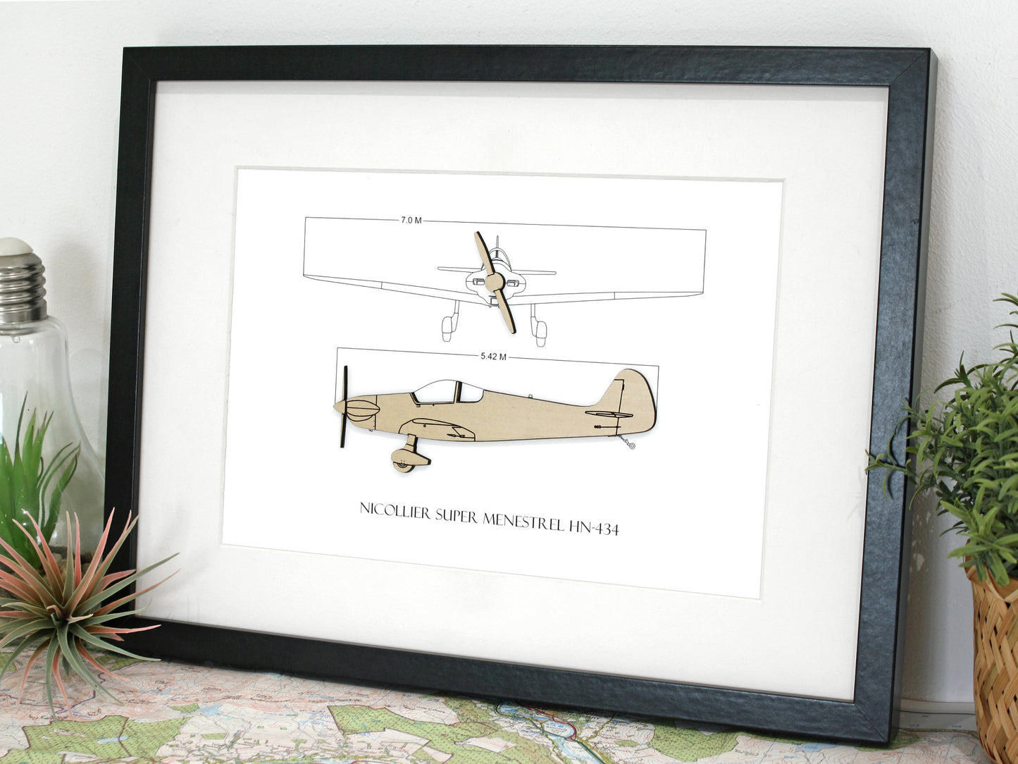 Nicollier Super Menestrel HN-434 aviation art
