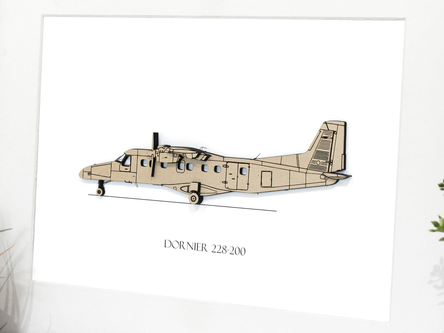 Dornier 228-200 blueprint art