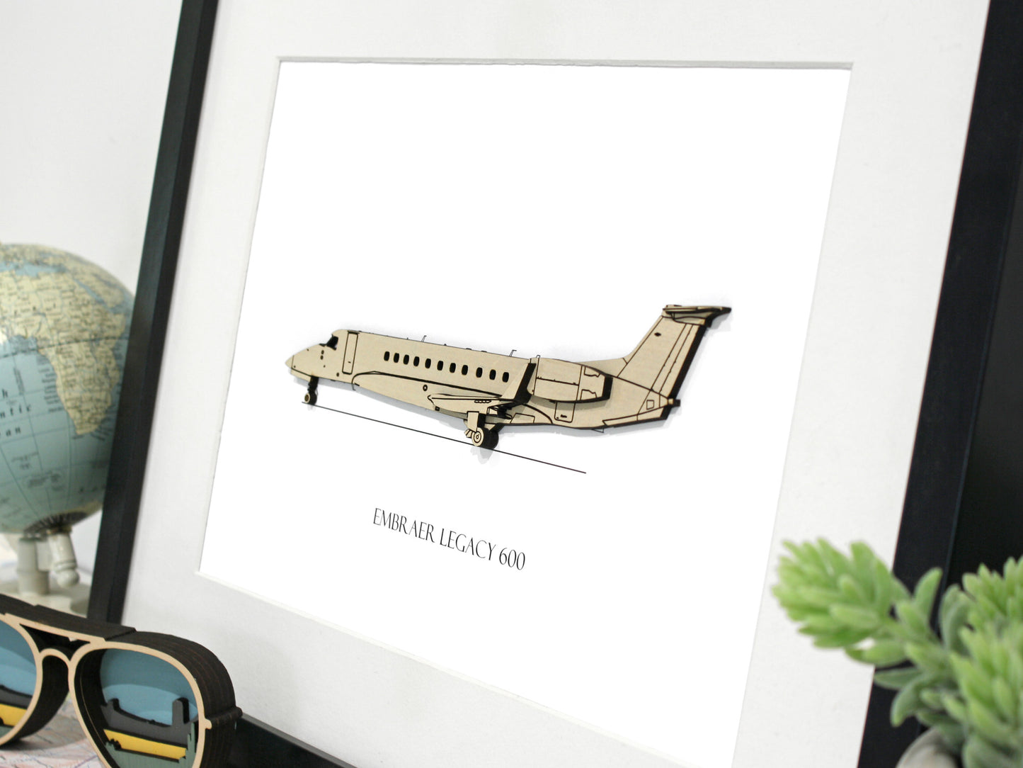 Embraer Legacy 600 blueprint art