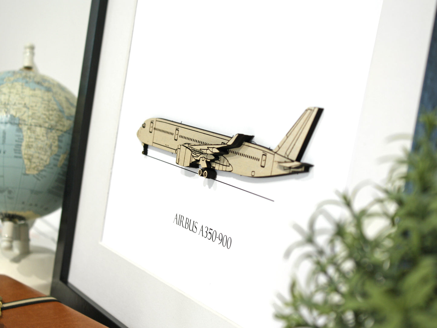 Airbus A350-900 aviation art