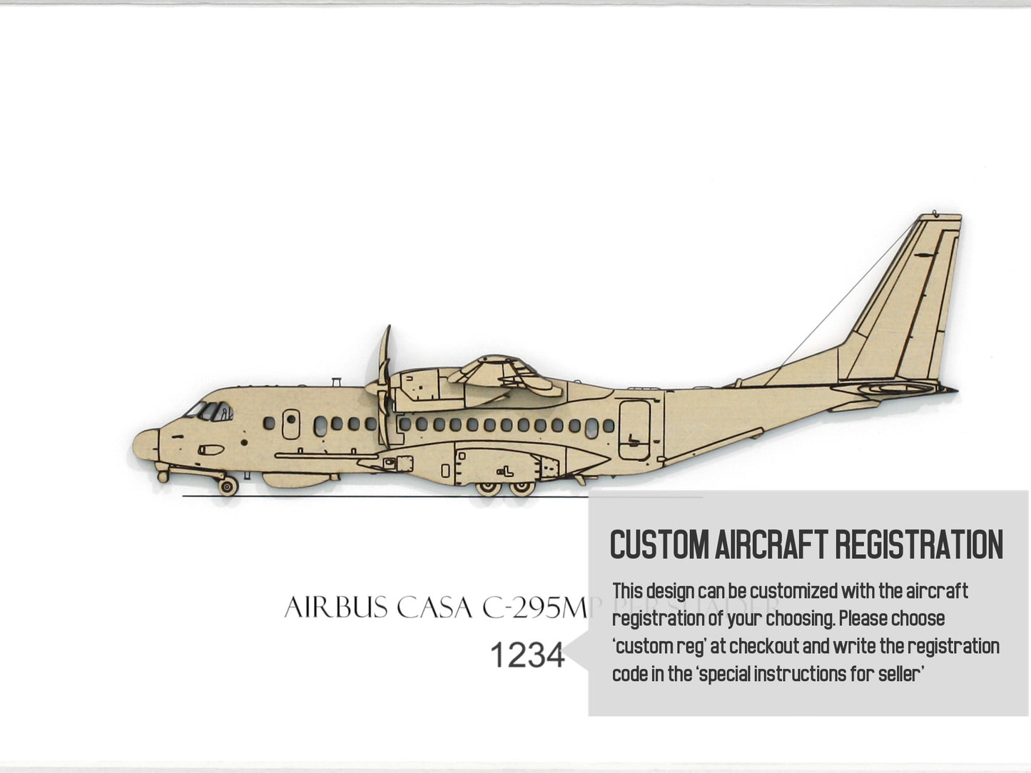 Airbus CASA C-295 Persuader aviation art