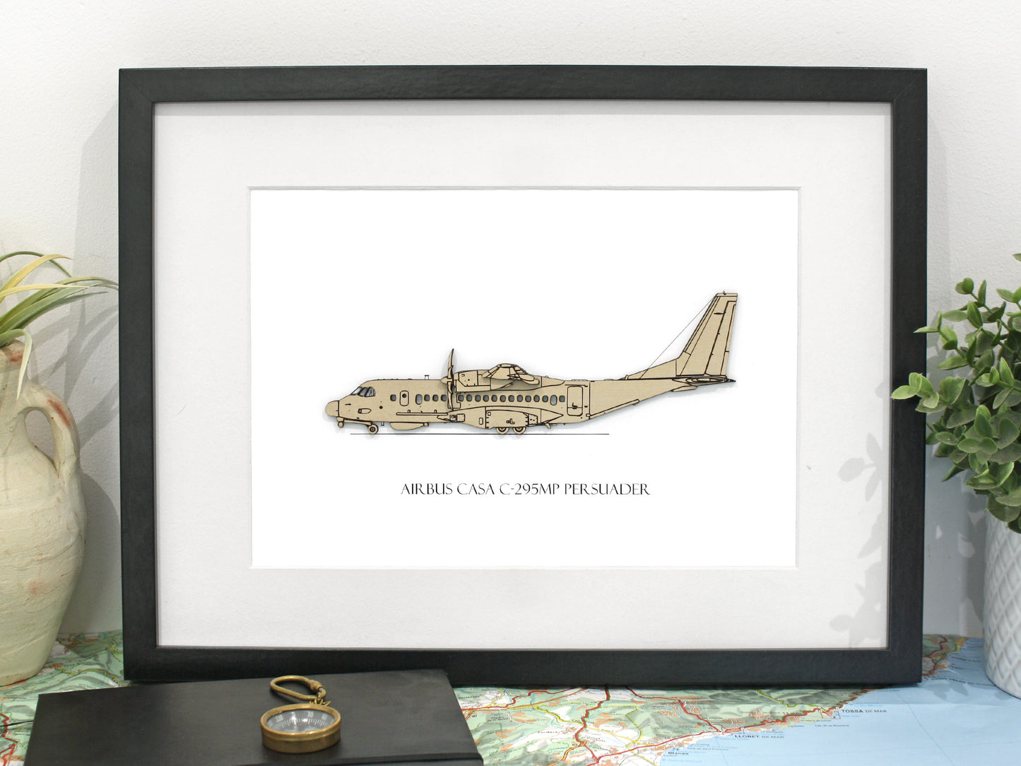 Airbus CASA C-295 Persuader aviation art