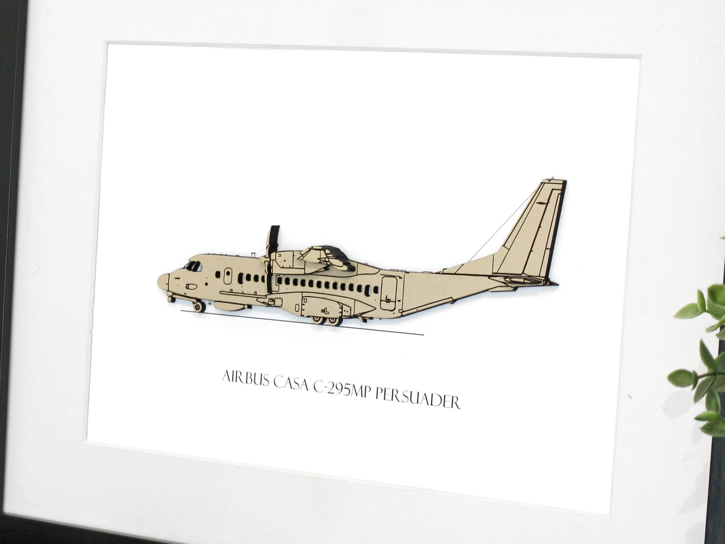 Airbus CASA C-295 Persuader aviation art